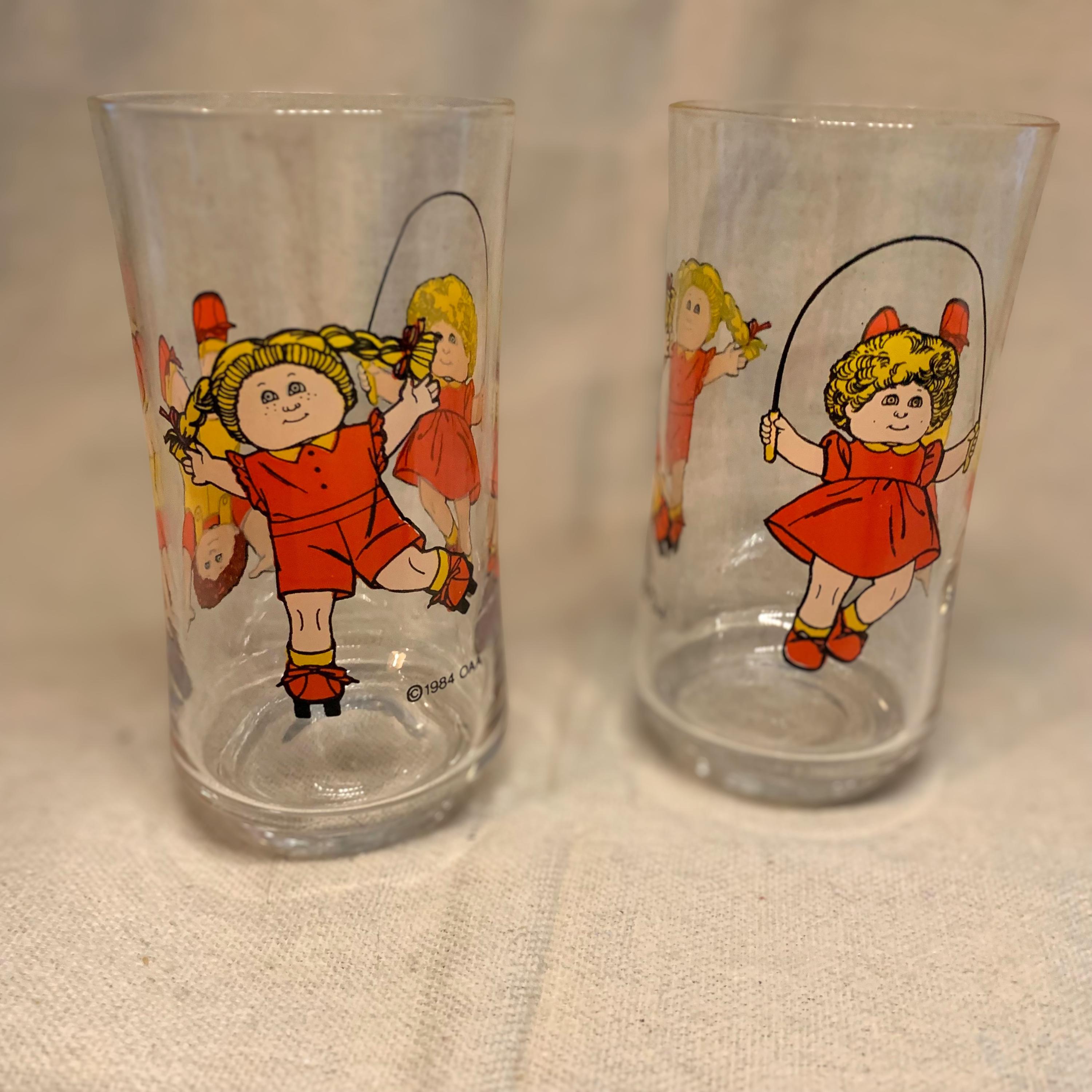 アメリカ　ビンテージ　Cabbage Patch Kids コップ　タンブラー Cabbage Patch Juice - Etsy