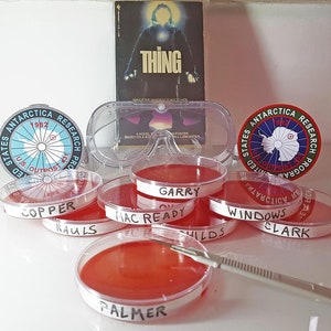 Prop Replica The Thing Blood Tests inspired by movie by John Carpenter