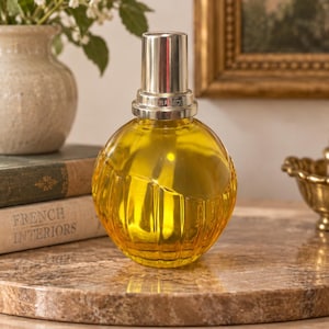 Vintage Lampe Berger Paris Amber Glass Fragrance Lamp Made in France French Catalytic Oil Lamp