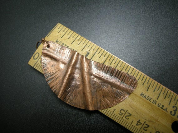 Fold Formed Copper Earrings - image 5