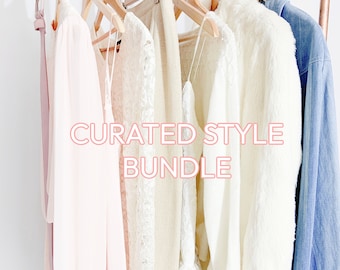 CURATED STYLE BUNDLE / Bundle of Vintage Clothing and Accessories / Custom Thrift Box / Multiple Size Options Available
