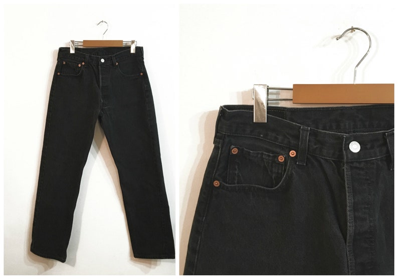 vintage black levis 501