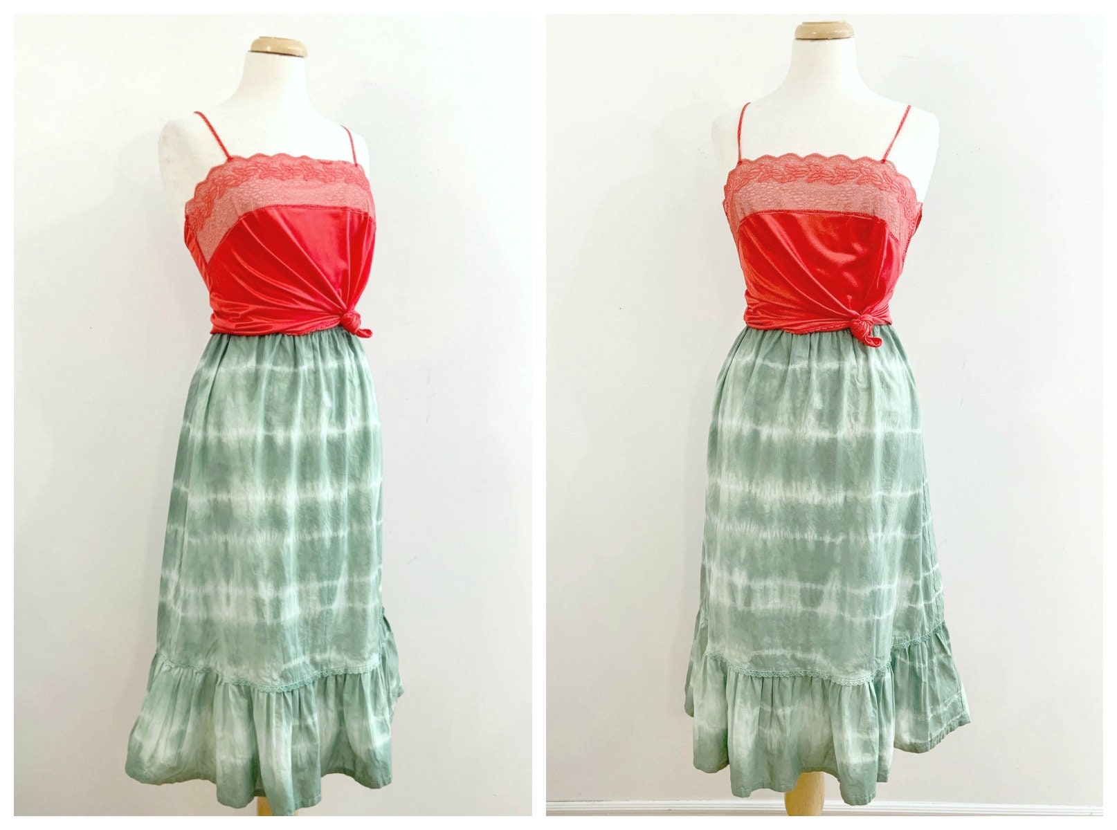 Vintage TIE DYED COTTON Skirt / Size Medium-large - Etsy Canada