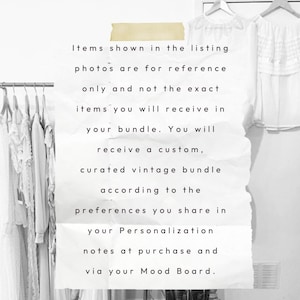CURATED STYLE BUNDLE / Bundle of Vintage Clothing and Accessories / Custom Thrift Box / Multiple Size Options Available image 6