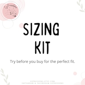 Sizing Kit for Press On Nails, Almond, Square, Oval/Round, Coffin Stiletto,  Made-to-Order (MTO)
