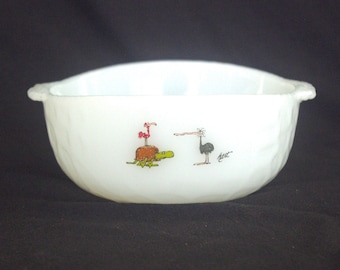 Vintage Fire King B.C. Comic Strip Bowl Artwork by Johnny Hart - Etsy