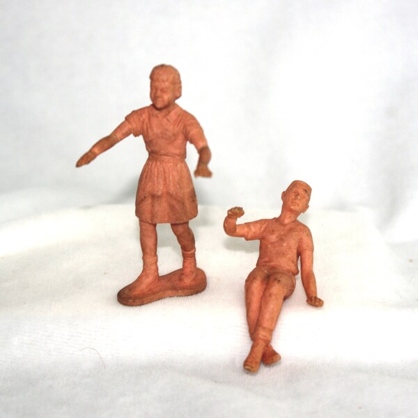 Vintage Toy / Play People: 1960s, Zombies, Pink Plastic