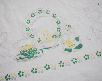 towels 1950s dish items