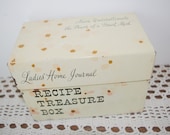 Vintage Recipe Box Ladies 39 Home Journal 1960s Tin