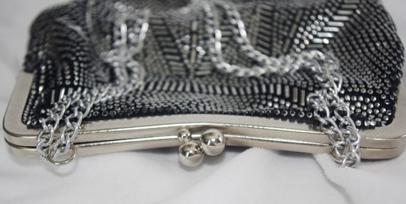 Vintage Handbag / Purse: 1960s "Hong Kong" Silver… - image 3