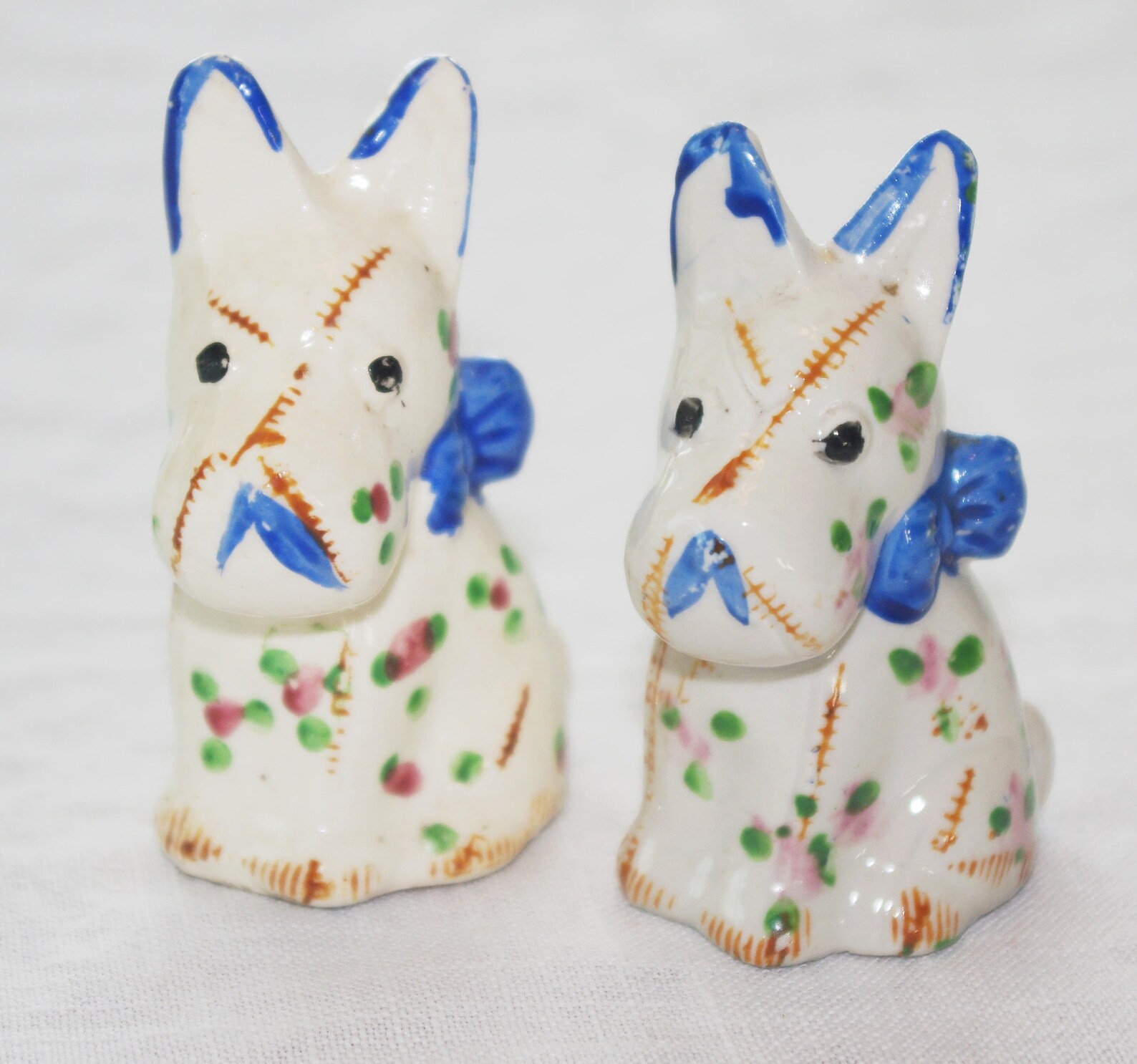 Vintage Salz und Pfeffer Set Calico Scottish Terrier Hund mit Etsy