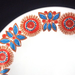 4 Vintage Scandinavian Salad / Bread & Butter / Side Plates: Figgjo Flint &quot;Astrid&quot; Turi Gramstad, Norway, 1960s