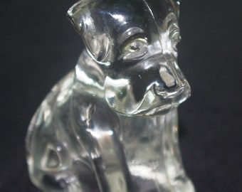 Vintage Candy Container: 1940s Sitting Sad Dog