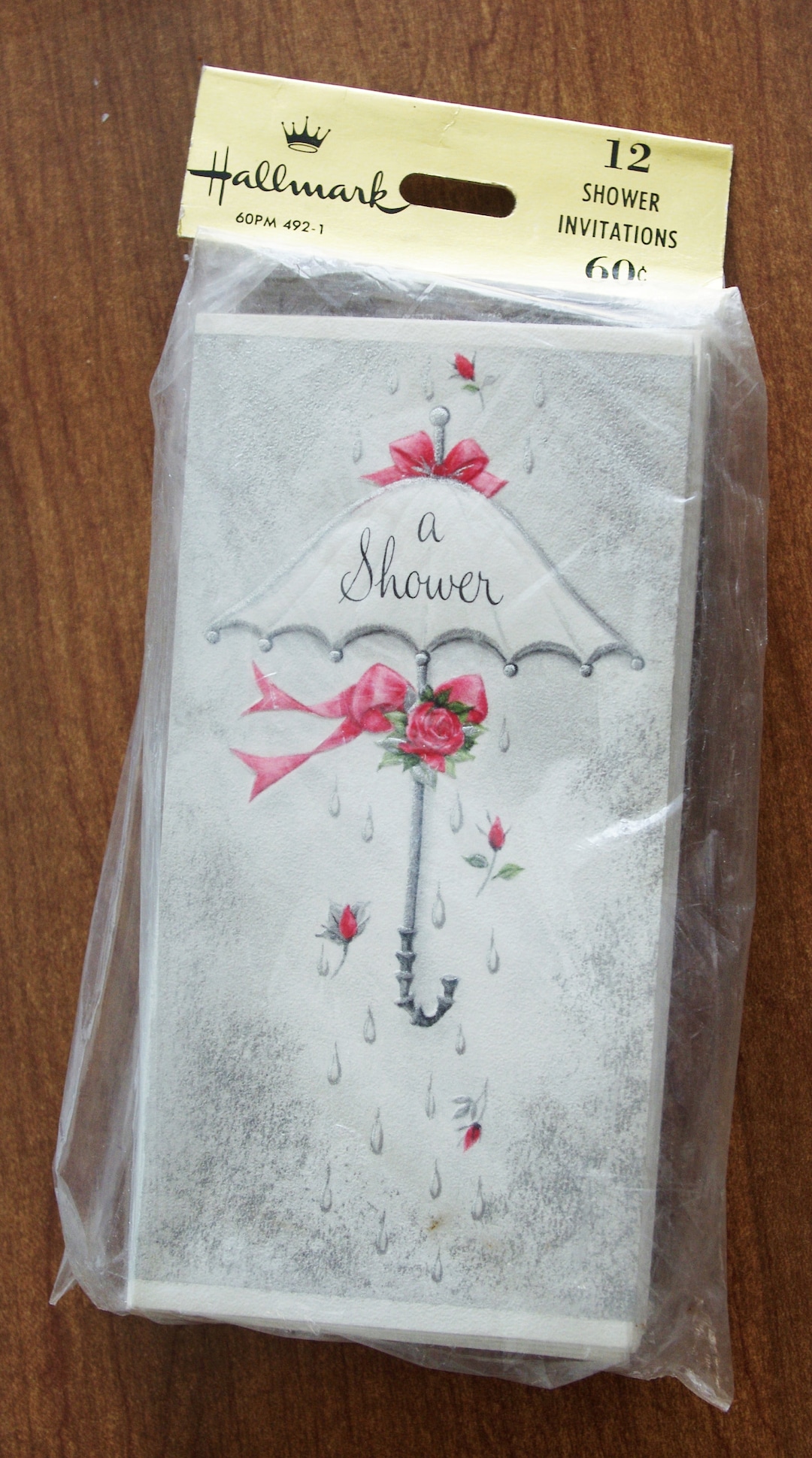 Vintage Hallmark Shower Invitations Original Package Unused Etsy