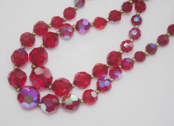 Vintage Beaded Choker / Necklace: Two 