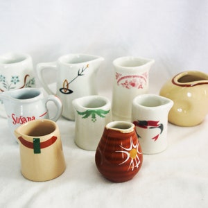 CHOICE: Individual Ironstone Creamer, Various Decorations - Jackson, Mayer, Laughlin, Shenango, Mexico, Etc.