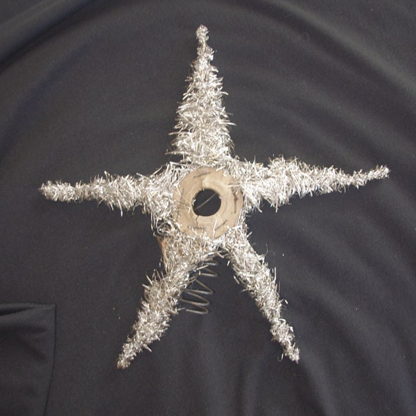 Tinsel Tree Topper Etsy