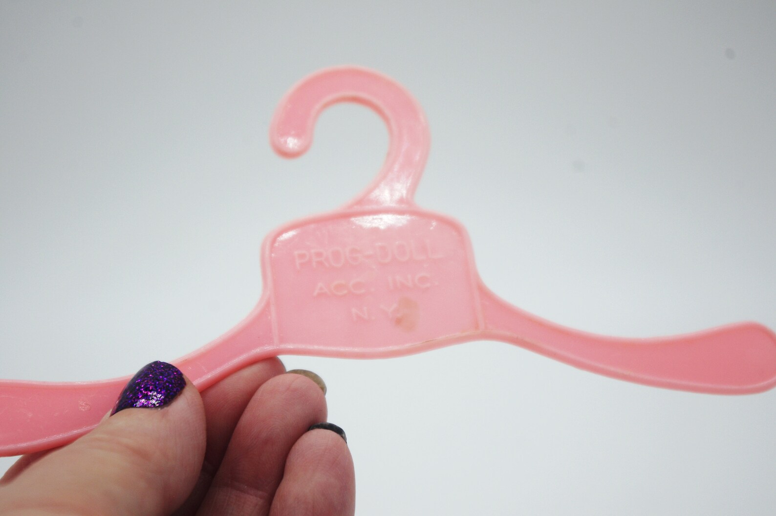 3 Vintage Doll Clothes Hangers Plastic ProgDoll ACC NY / Etsy