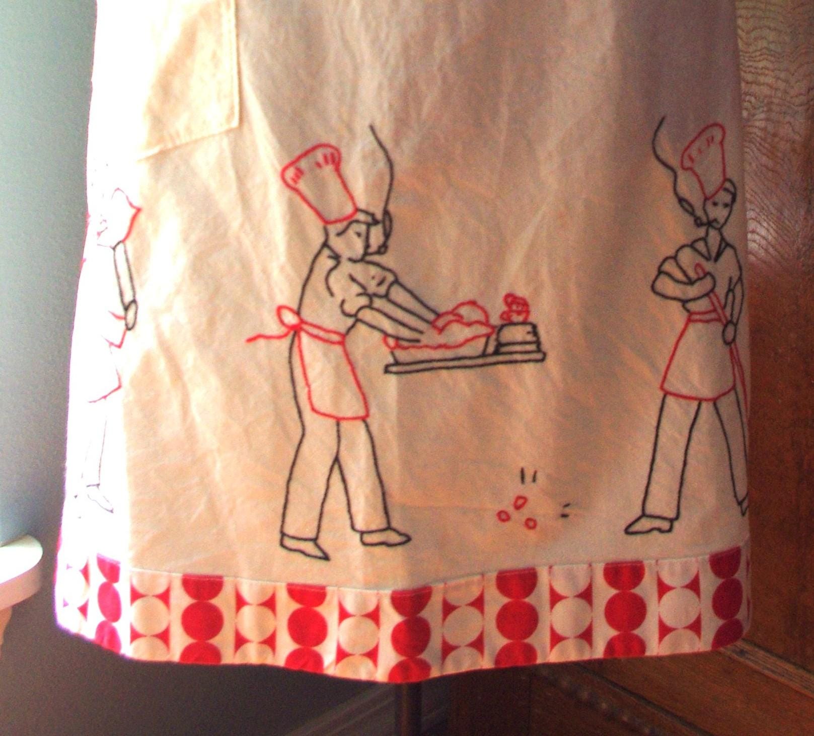 Vintage Apron 1950s - Etsy
