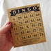 Vintage Bingo Game Card Lot: 10 Blue Cards 1930s "the Square Deal Set ...