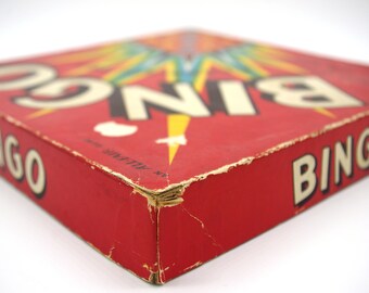 Vintage Bingo Game 1960s 