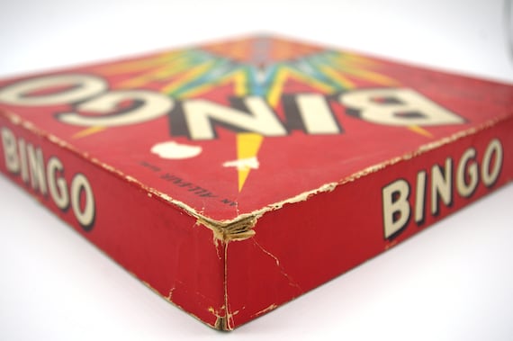 Vintage Bingo Game 1960s 