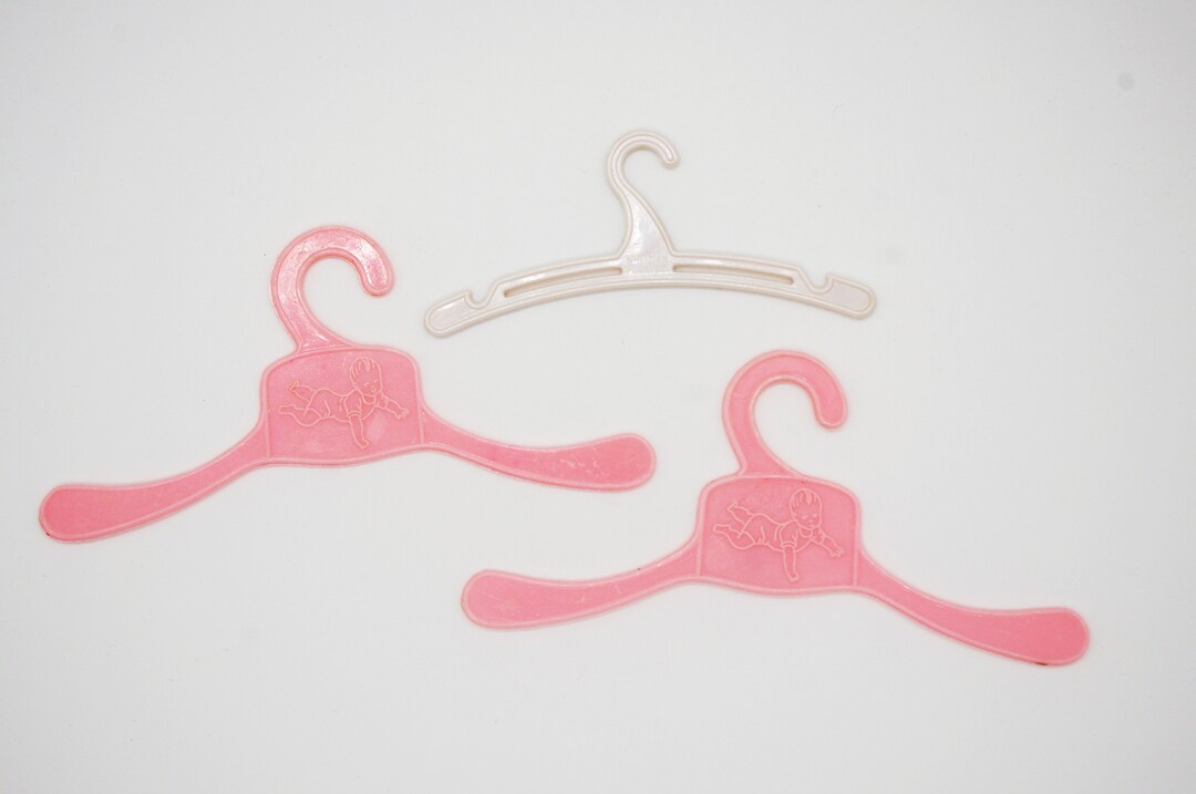 3 Vintage Doll Clothes Hangers Plastic Prog doll ACC NY Whitman Publishing Co 1960s Etsy UK