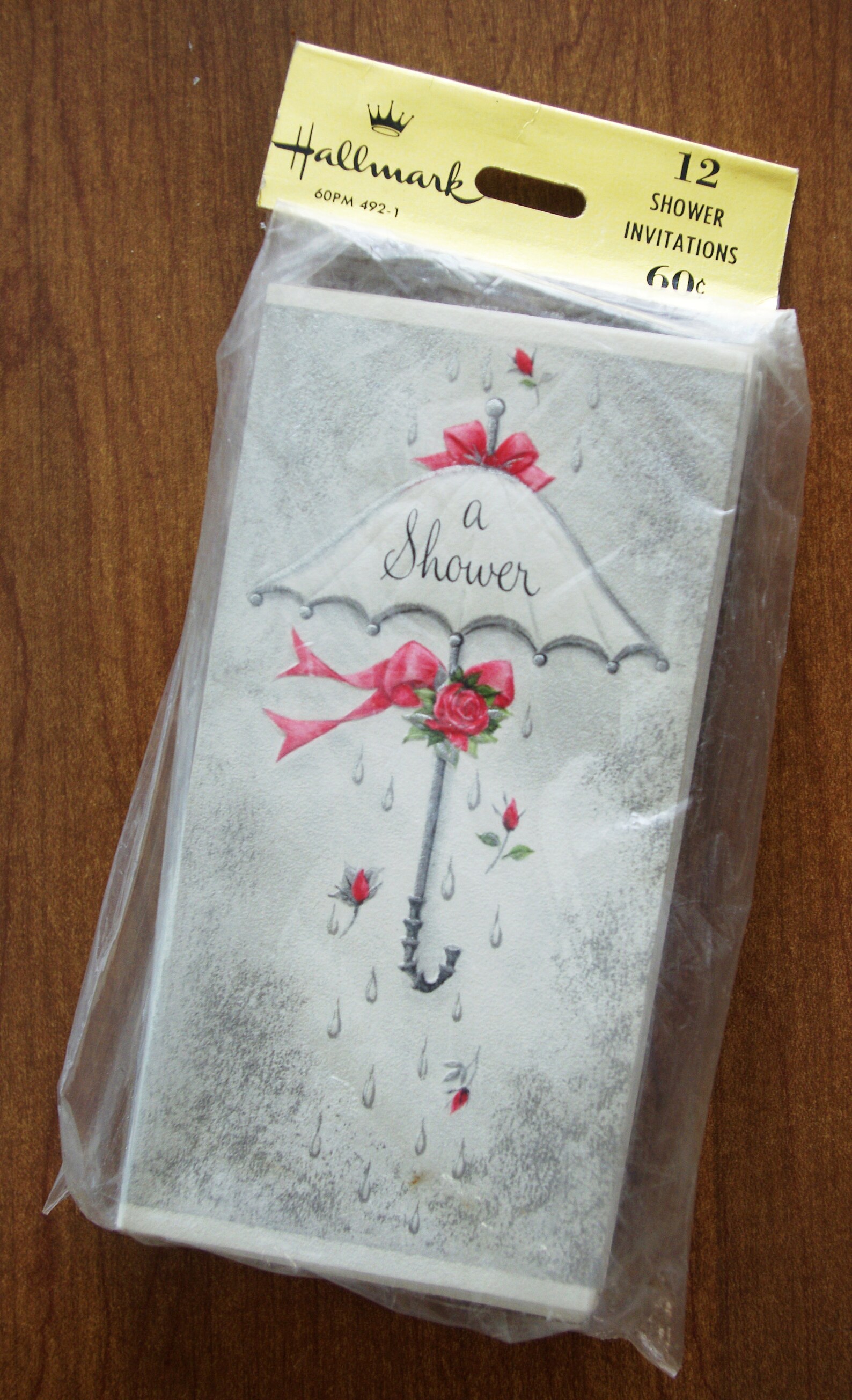 Vintage Hallmark Shower Invitations Original Package Unused Etsy