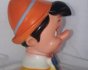 ディズニー　ピノキオヘッドバンク　1971年　　ディズニープロダクション ディズニー ピノキオヘッドバンク 1971年 ディズニー