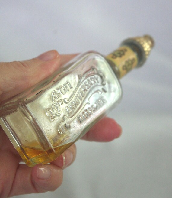 Vintage Perfume Bottles: 70s Avon, Both "California Perfume Co." Trailing Arbutus Eau de Toilette, 1979 / 90th Anniversary, 1976 View 6
