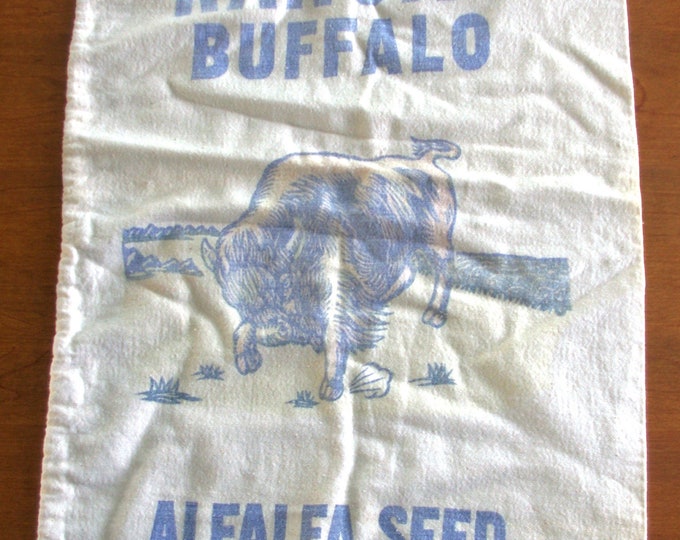 Vintage Alfalfa Seed Sack the Planters Seed Co. Kansas City MO 1940s Etsy