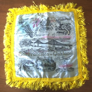 50s Souvenir Pillow - Etsy