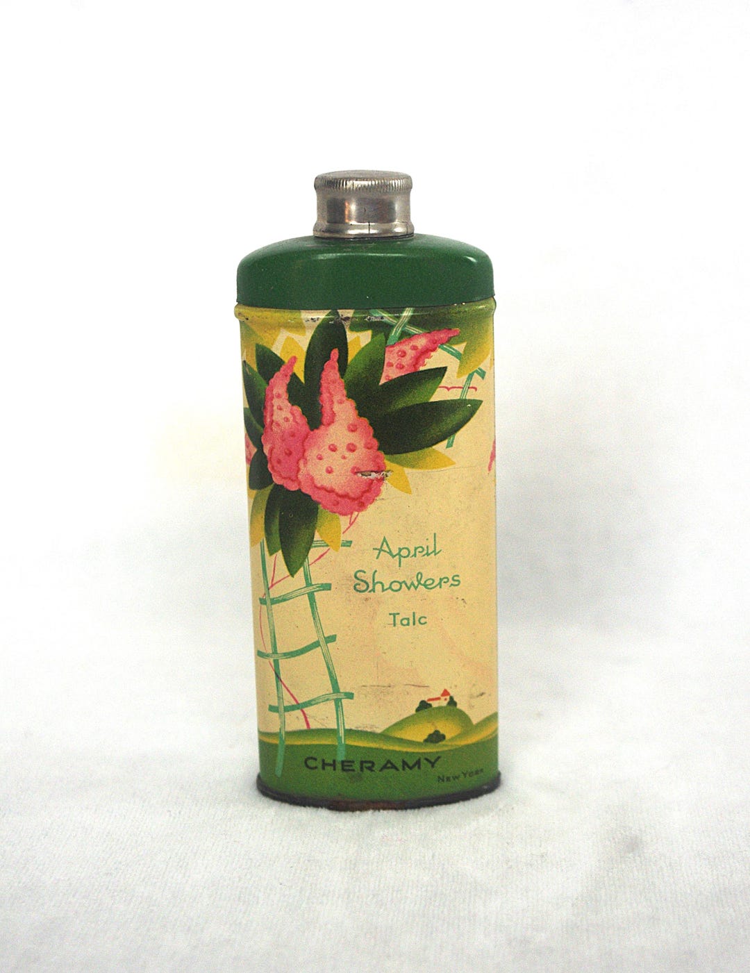 Vintage Powder Tin: Small 