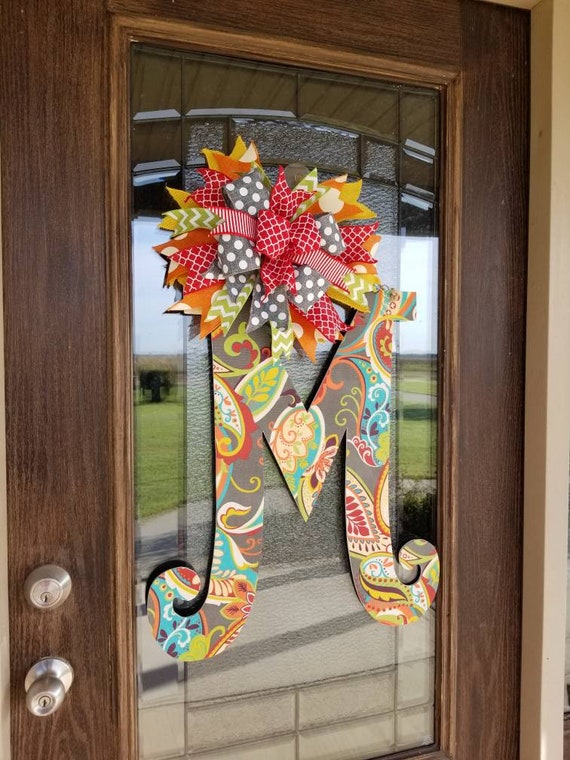 Front Door Letter Hanger Home Decor Alphabet Image 0