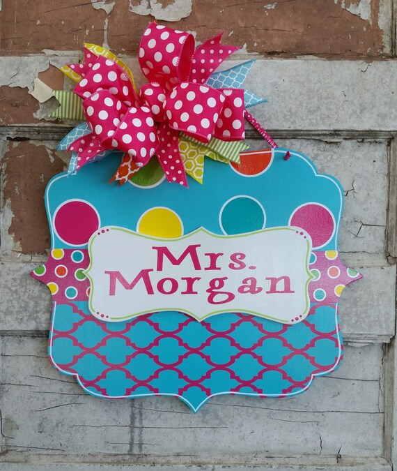 teacher door hanger classroom