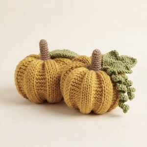 Schema per zucca all'uncinetto / Decorazione autunnale amigurumi per principianti in PDF / Schema digitale con video tutorial / Schema facile per Halloween e autunno all'uncinetto