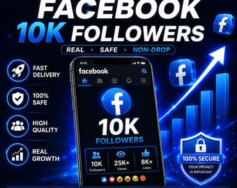 10 000 abonnés Facebook | Croissance du nombre d'abonnés Facebook | 10 000 abonnés Facebook | Guide des services de marketing Facebook