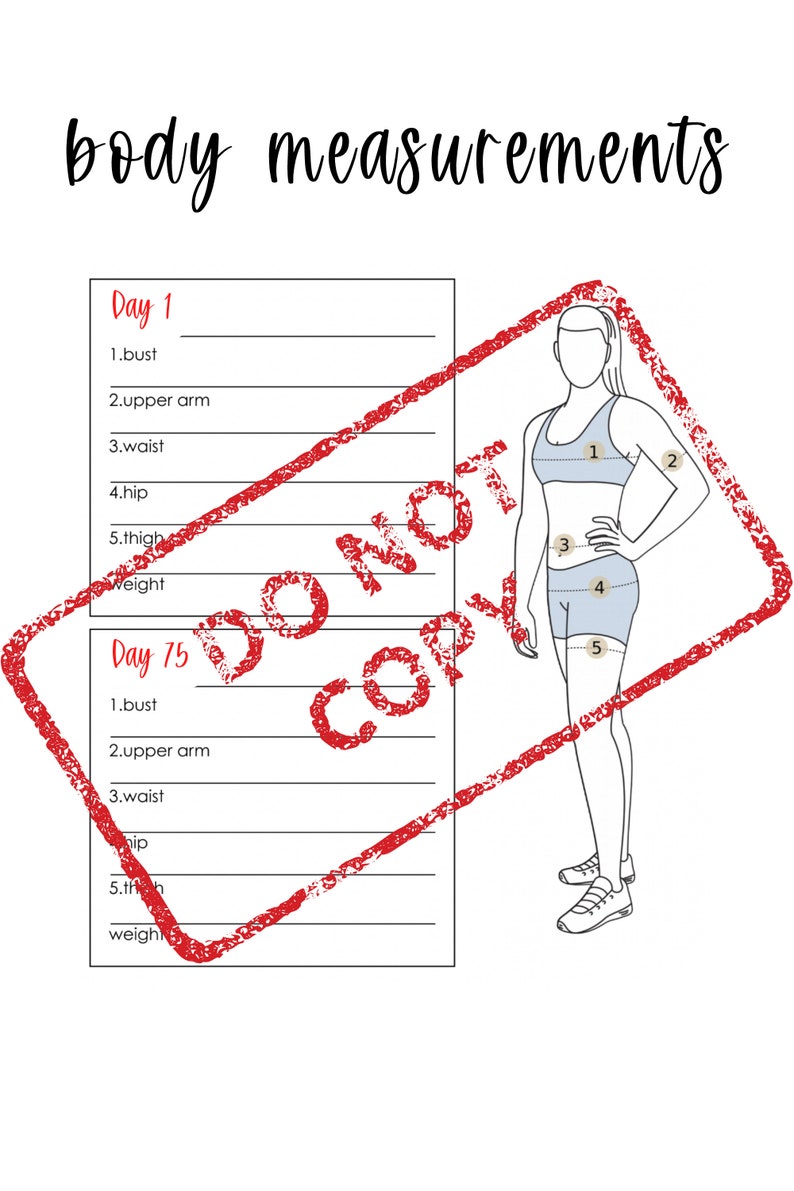 75 hard program template pdf png editable canva template etsy m xico