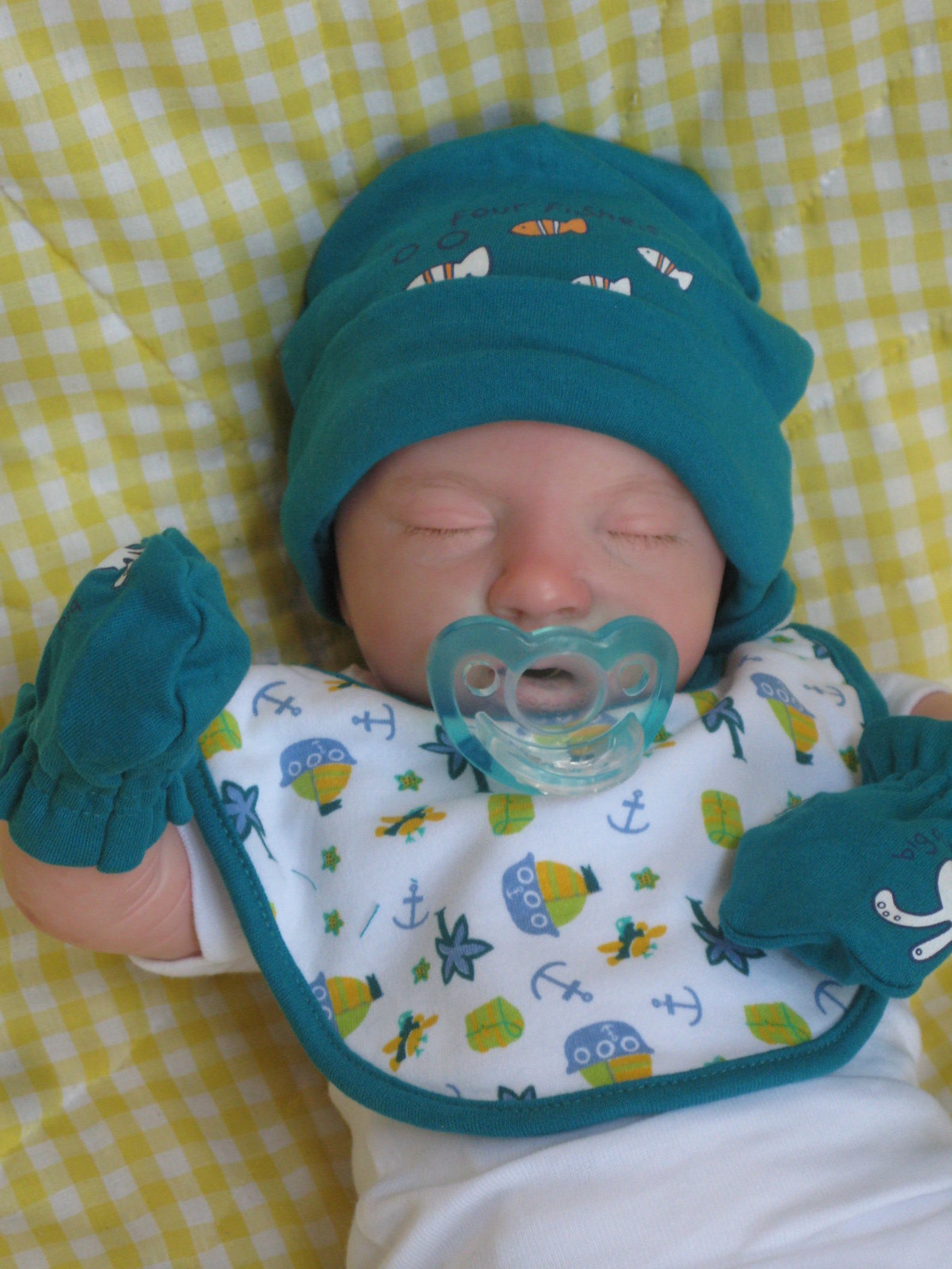 reborn with open mouth