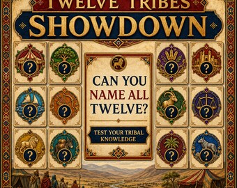 Juego bíblico de las Doce Tribus de Israel, 108 tarjetas imprimibles del Génesis (descarga digital)