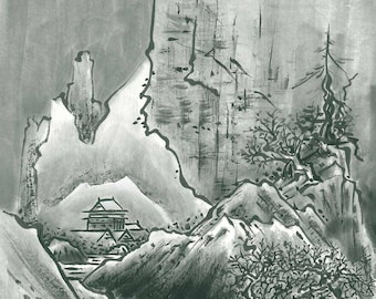 アート・デザイン・音楽 Japanese painting masterpiece selection Original Art 