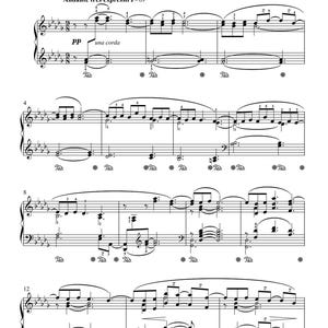 May include: A printed sheet music page for Suite Bergamasque L. 75 III. Clair de Lune by Claude Debussy. The document features black musical notation on a white background, including treble and bass clefs, time signatures, and pedal markings.