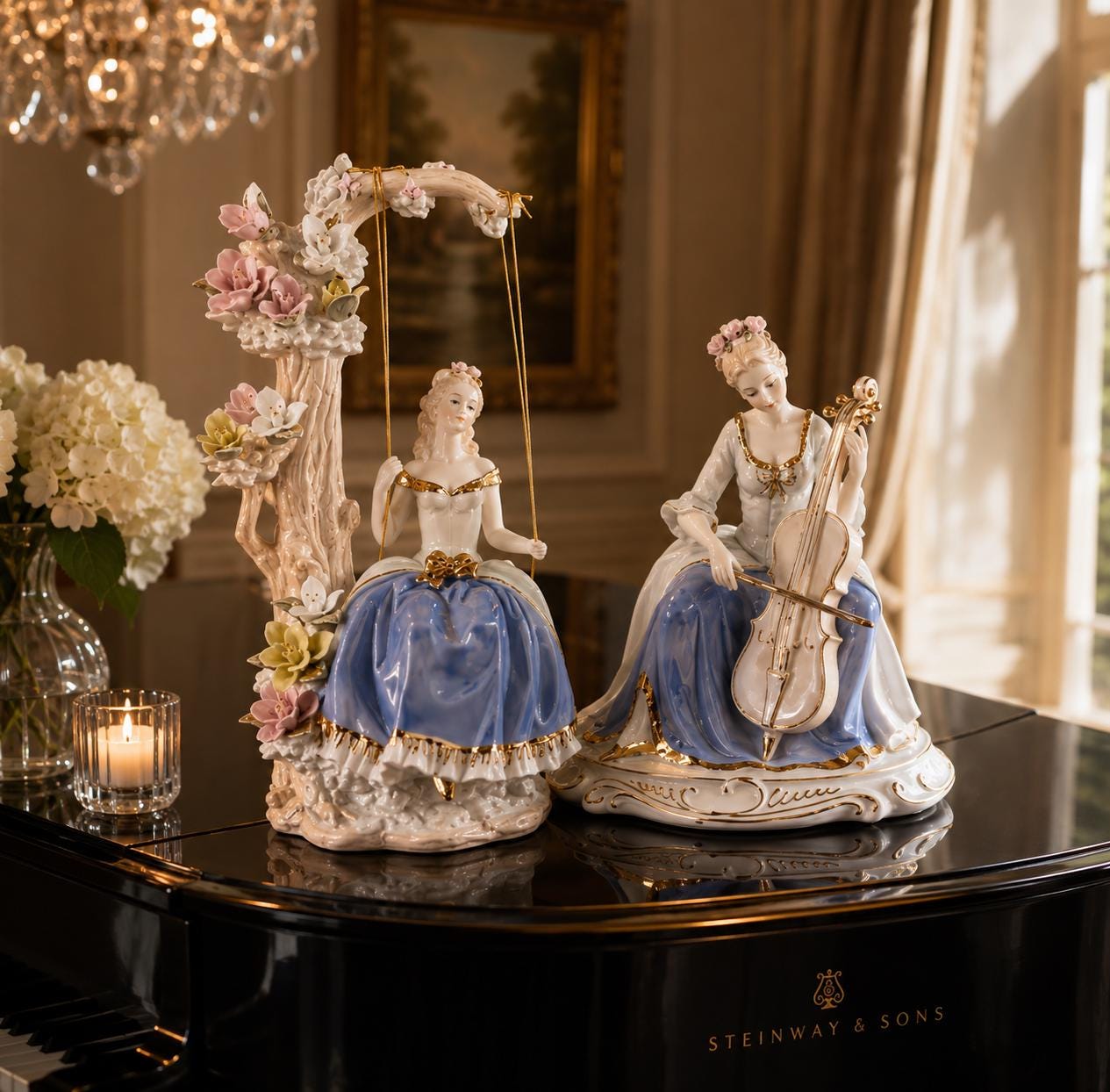 Porcelain Lady Piano - Etsy