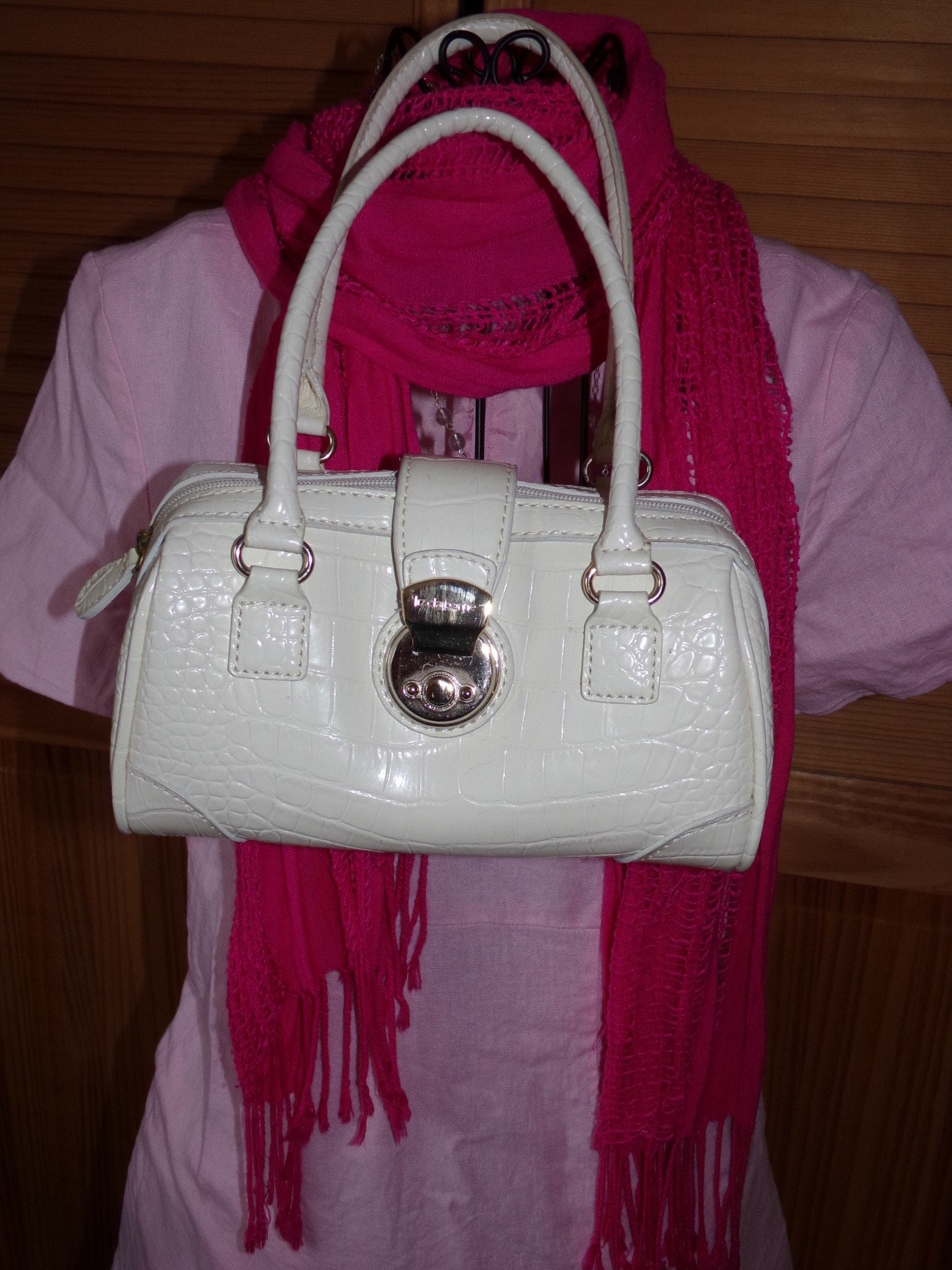 Vintage Liz Claiborne Bag White Designer Hand Bag Faux Crock Hand Bag White Time Purse 90s Purse Etsy Denmark