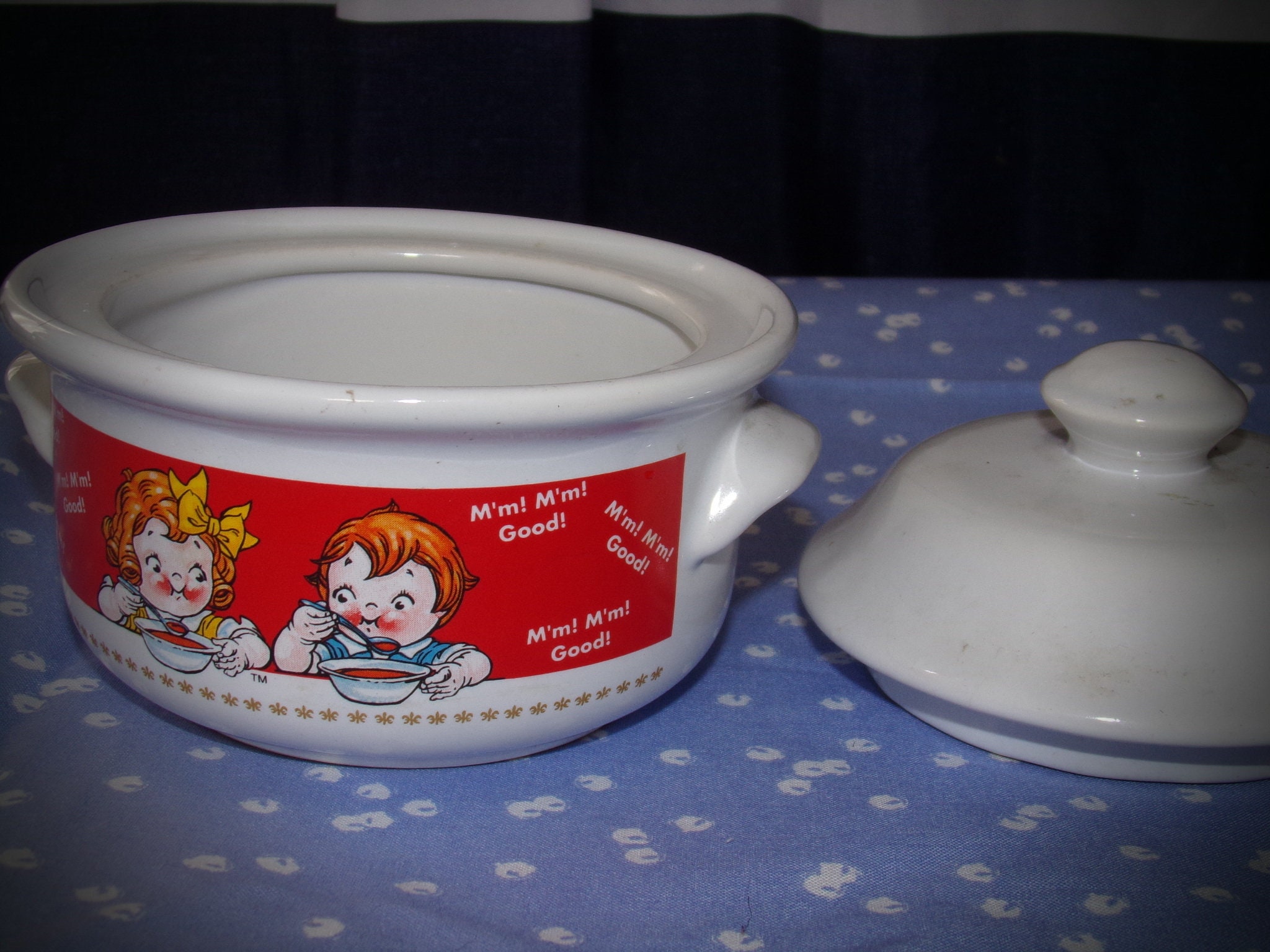 Vintage 2000's Campbell's Soup Two Insulated Soup Bowls With Kid White –  Shop Cool Vintage Decor