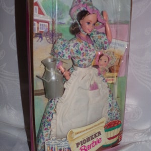 Vintage Mattel Barbie / Collector Edition Barbie Doll /  1995 Pioneer Barbie  /  Vintage Kids Barbie
