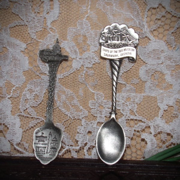 Rare Souvenir Spoons Etsy