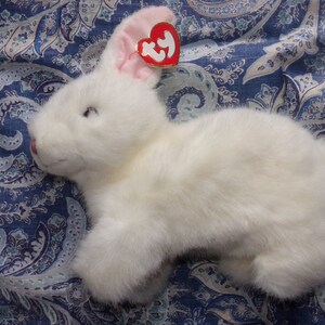 Classic TY Bunny Collection / 1997 White Easter Bunny / Rare TY Bunny ...