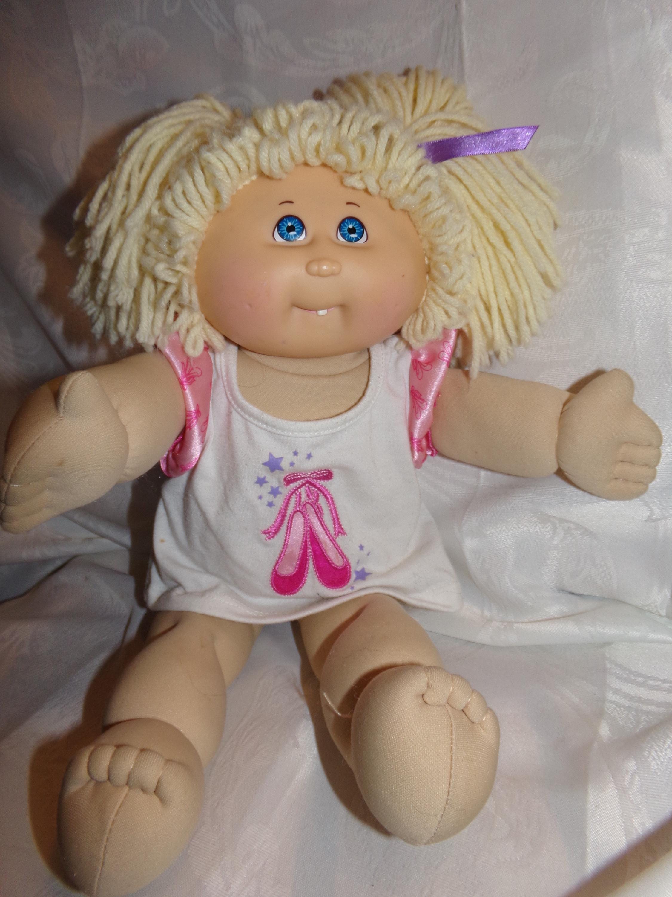 Baby Doll Cabbage Patch Doll Blonde Hair Cabbage Patch Doll 25th  Anniversary Play Along Doll Blonde
