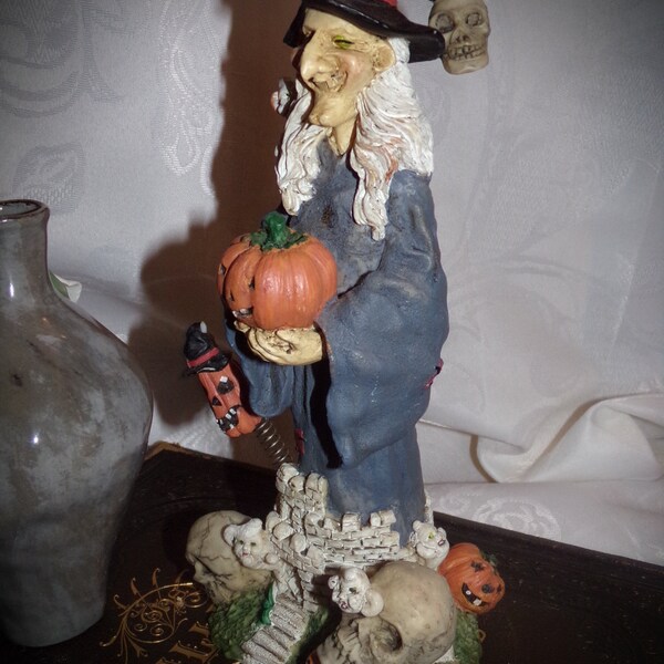 Halloween Witch Figurines Etsy